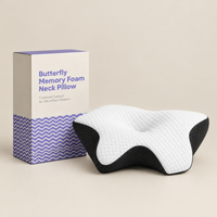 Butterfly Memory Foam Neck Pillow