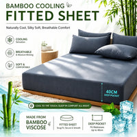 Cooling Bamboo Fiber Fitted Sheet