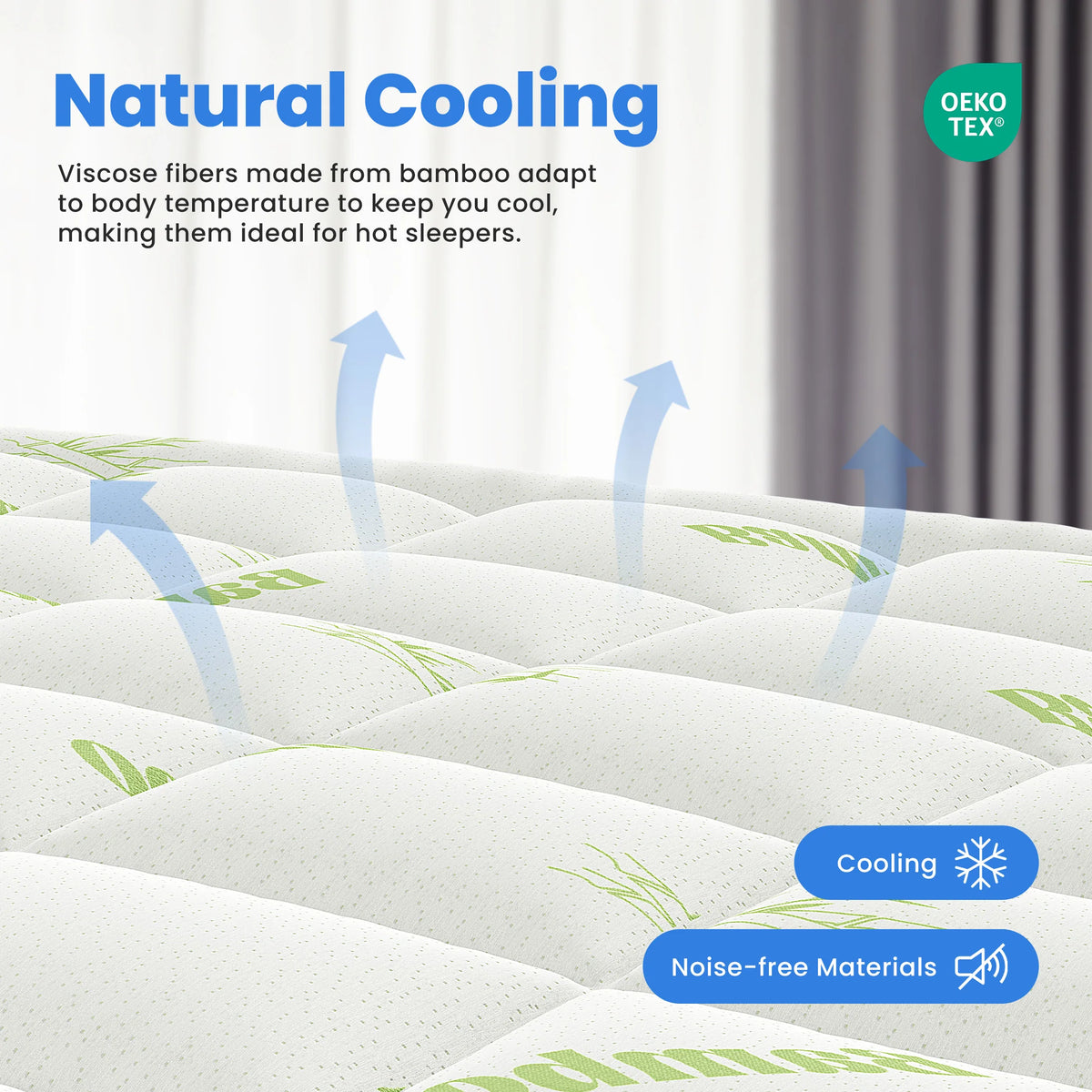 Bamboo Viscose Mattress Topper