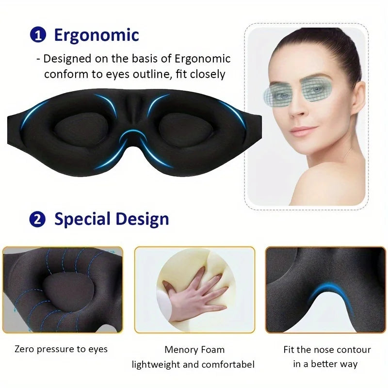 3D Contour Cup Sleep Mask