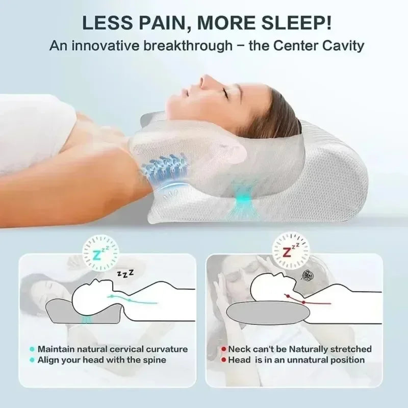 Butterfly Memory Foam Neck Pillow