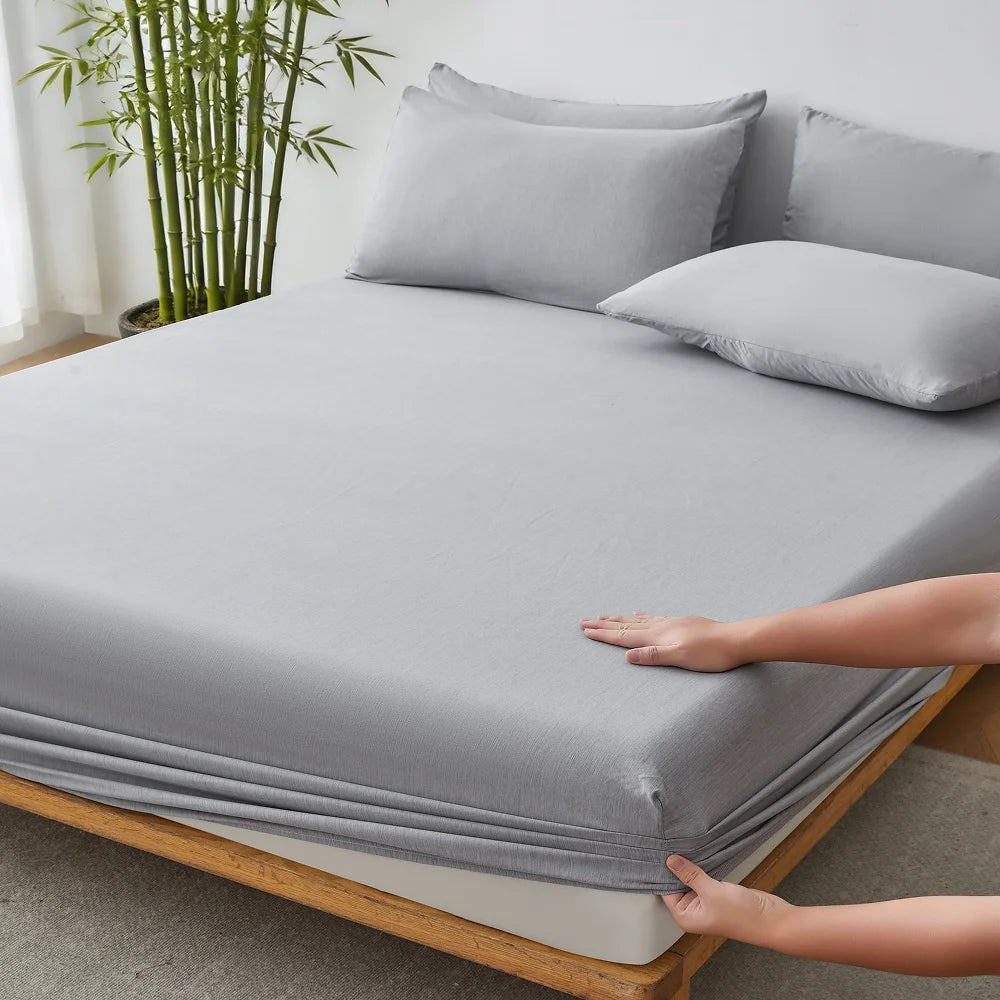 Cooling Bamboo Fiber Fitted Sheet