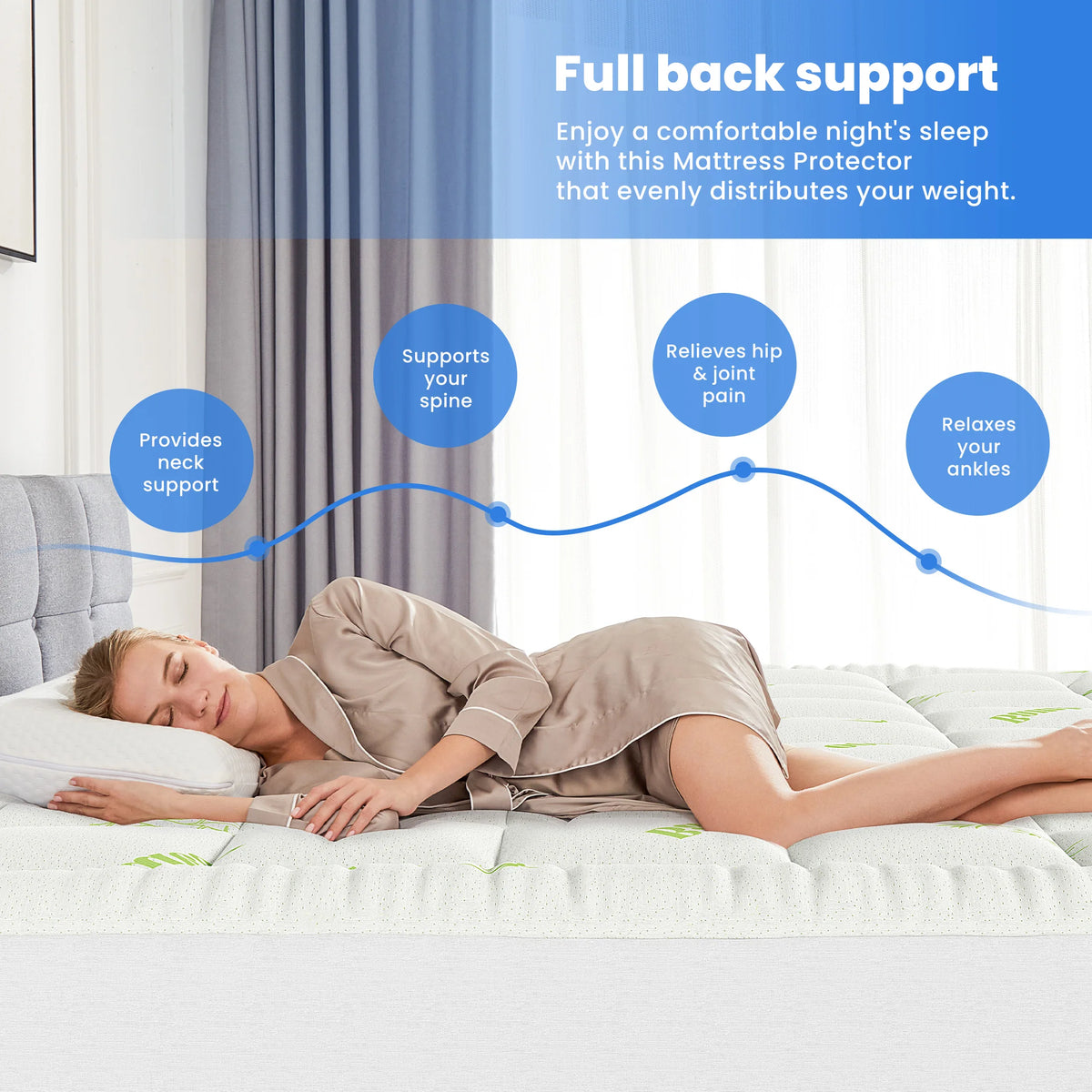 Bamboo Viscose Mattress Topper