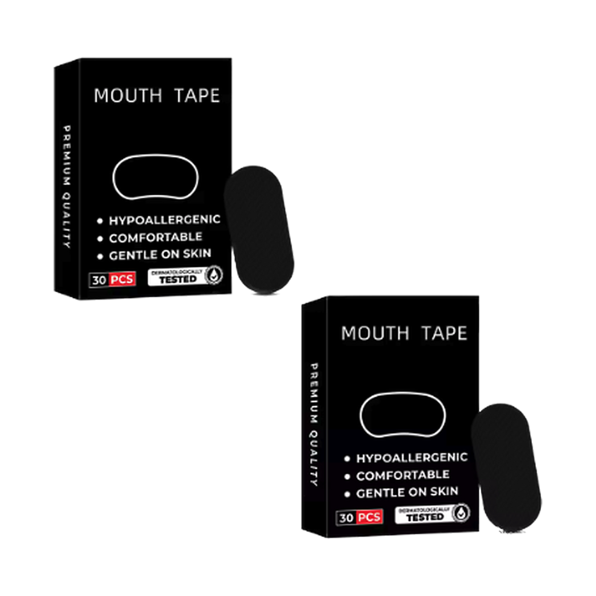 Mouth tape, two boxes with strips — 60 pieces