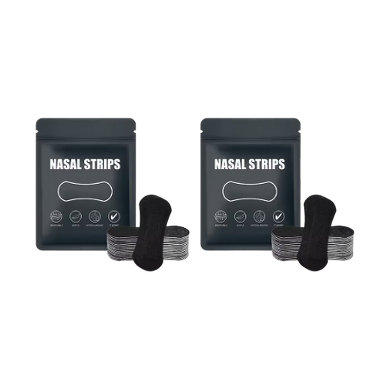Nasal strips, two pouches with strips — 60 pieces