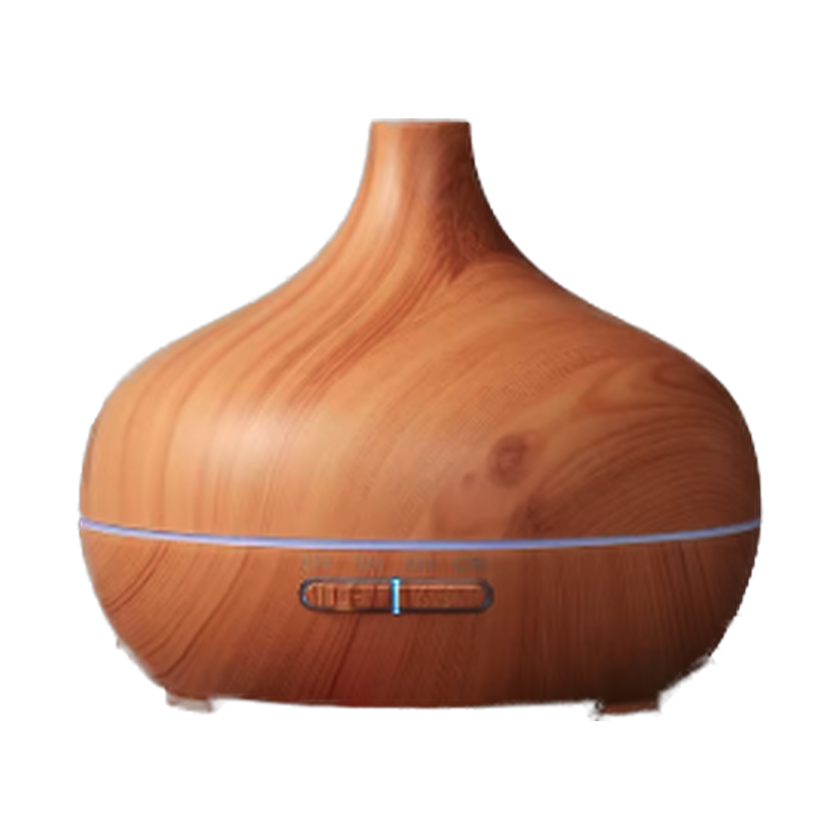 Ultrasonic essential oil diffuser in a light wood grain finish